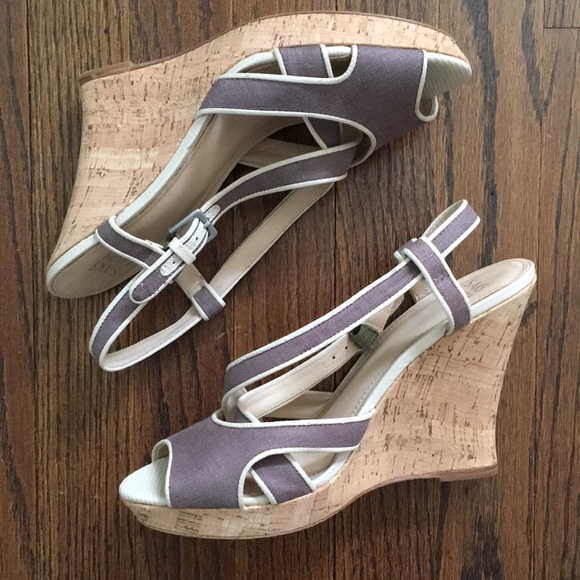 Saks | Cork Wedge Sandals - Picture 2 of 11